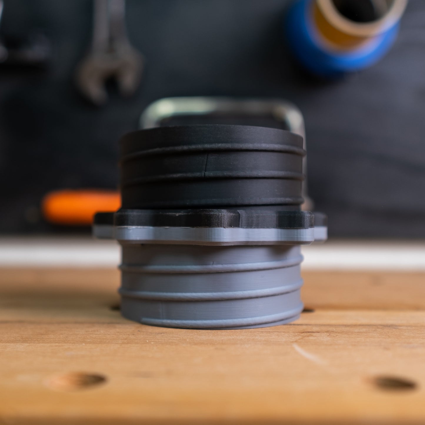 3d-printed Magnetic Hose Adapter 100mm 4" - 3D PRINT FILE