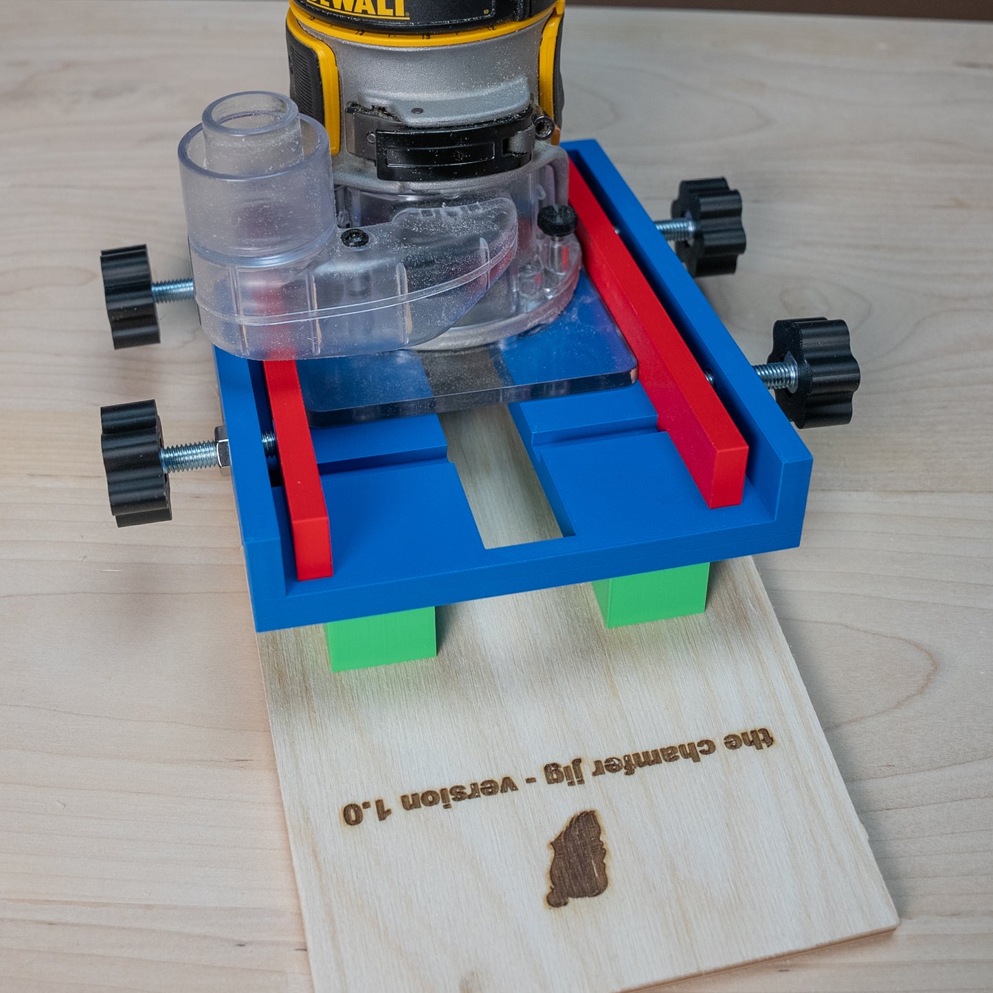 3d print files for Router Chamfer Jig